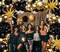 FOTIOMRG Black and Gold Balloons Garland Arch Kit, 5 10 12 18inch Black Gold Confetti Latex Balloons for Graduation New Year Anniversary Birthday Party Decorations